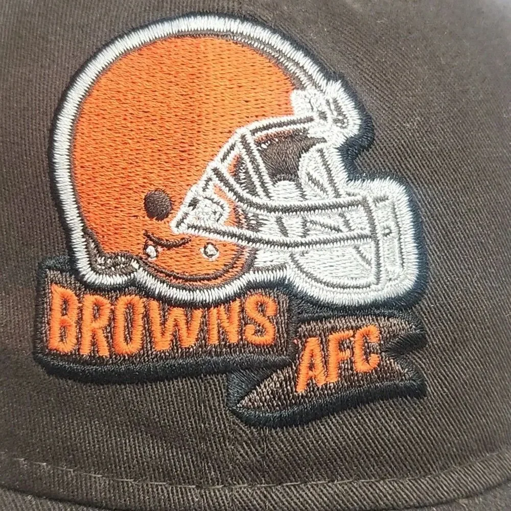 Cleveland Browns Hat Cap NFL Football AFC Adjustable New Era 9Twenty Brown NEW